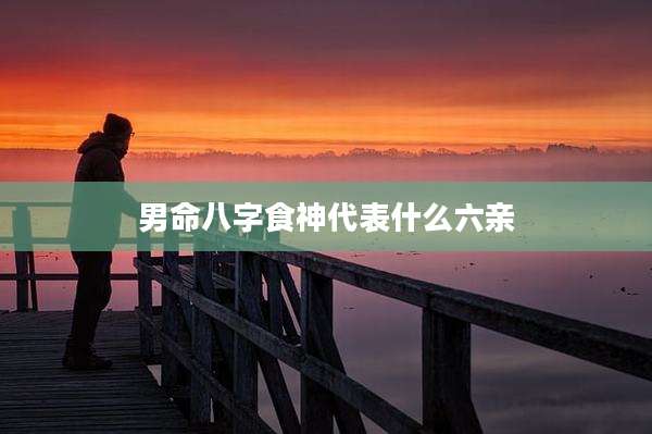 男命八字食神代表什么六亲