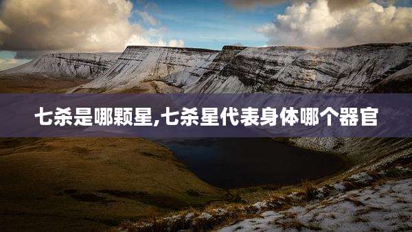 七杀是哪颗星,七杀星代表身体哪个器官