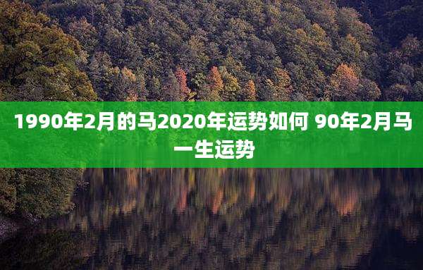 1990年2月的马2020年运势如何 90年2月马 一生运势