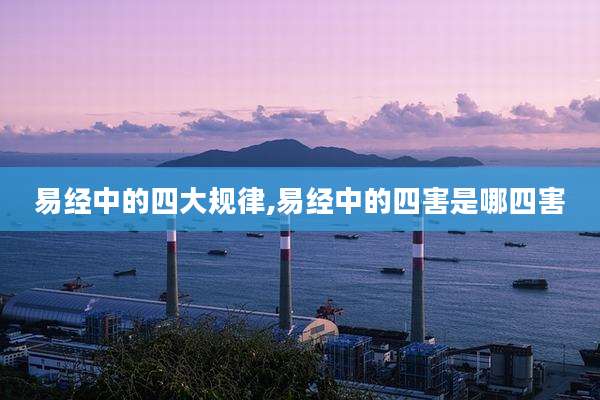 易经中的四大规律,易经中的四害是哪四害