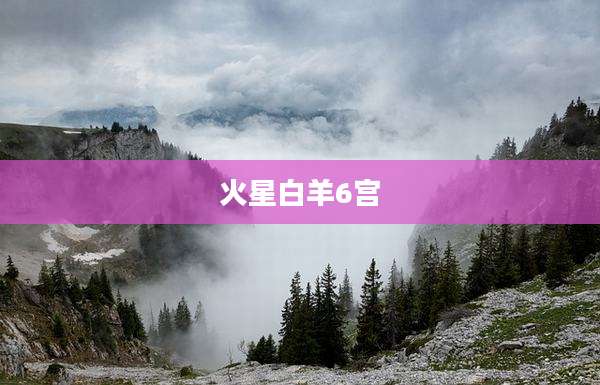 火星白羊6宫