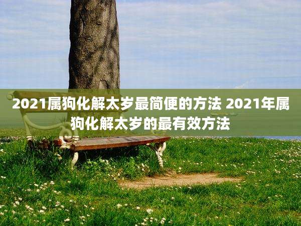 2021属狗化解太岁最简便的方法 2021年属狗化解太岁的最有效方法