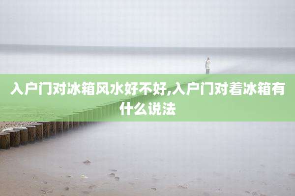 入户门对冰箱风水好不好,入户门对着冰箱有什么说法