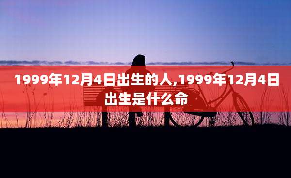1999年12月4日出生的人,1999年12月4日出生是什么命