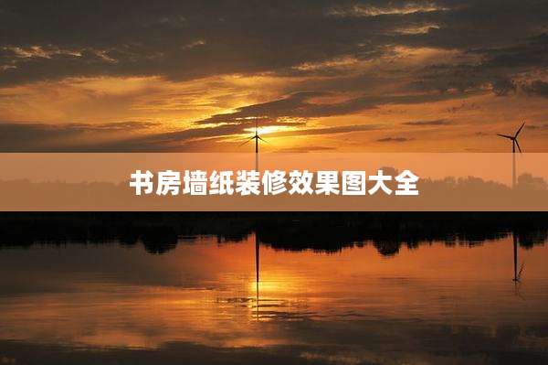书房墙纸装修效果图大全