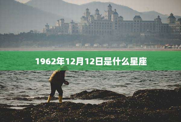 1962年12月12日是什么星座