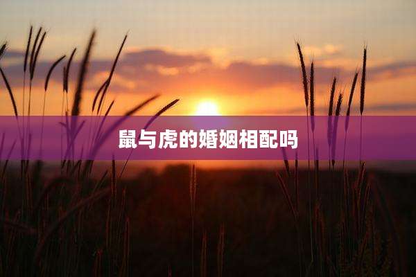 鼠与虎的婚姻相配吗