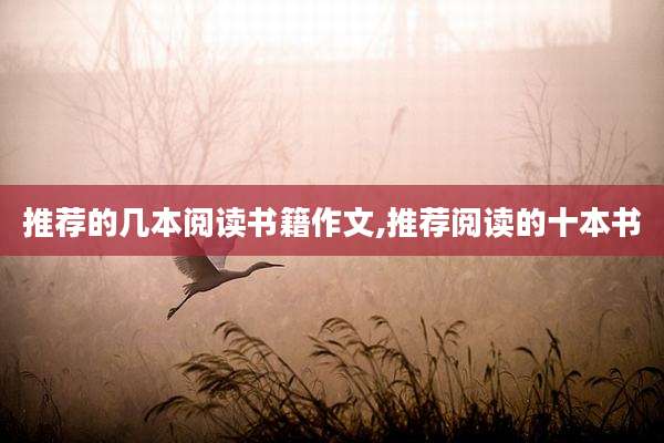 推荐的几本阅读书籍作文,推荐阅读的十本书