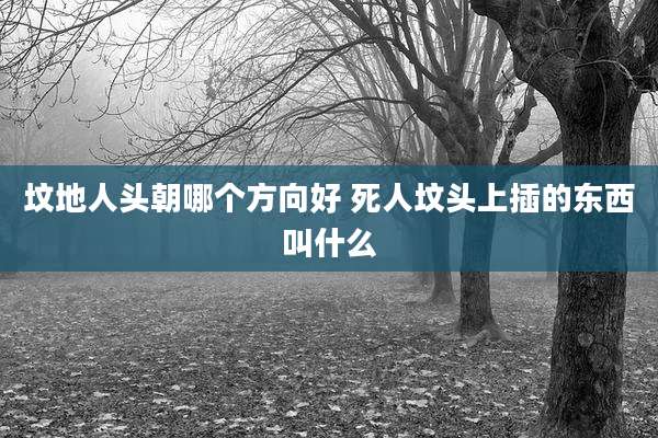 坟地人头朝哪个方向好 死人坟头上插的东西叫什么