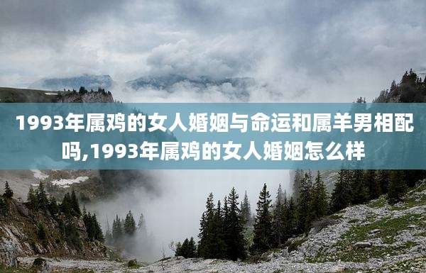 1993年属鸡的女人婚姻与命运和属羊男相配吗,1993年属鸡的女人婚姻怎么样