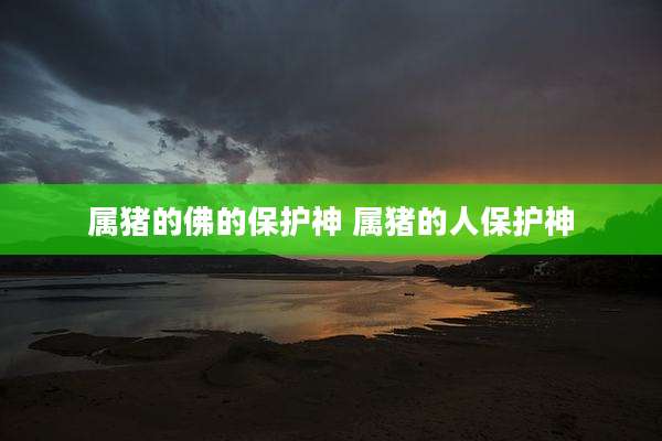 属猪的佛的保护神 属猪的人保护神