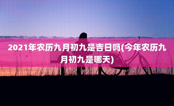 2021年农历九月初九是吉日吗(今年农历九月初九是哪天)
