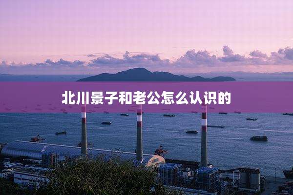 北川景子和老公怎么认识的