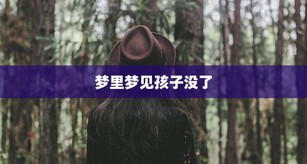 梦里梦见孩子没了