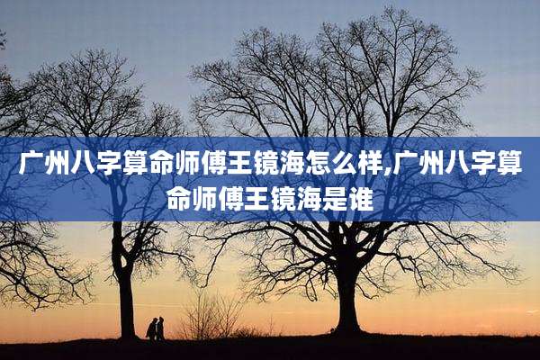 广州八字算命师傅王镜海怎么样,广州八字算命师傅王镜海是谁