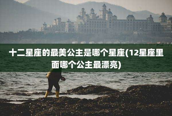 十二星座的最美公主是哪个星座(12星座里面哪个公主最漂亮)