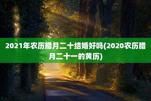2021年农历腊月二十结婚好吗(2020农历腊月二十一的黄历)