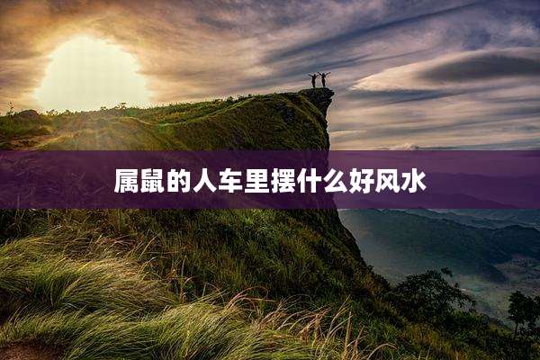 属鼠的人车里摆什么好风水