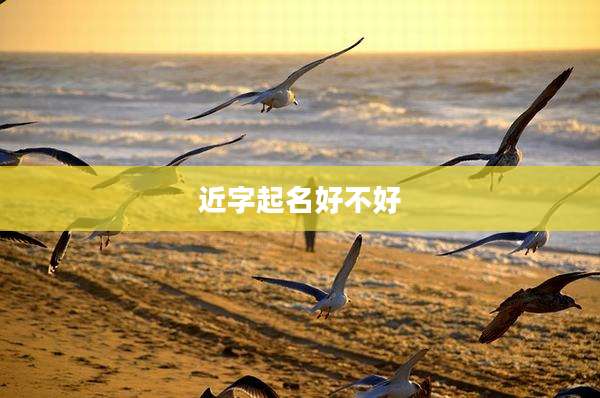 近字起名好不好