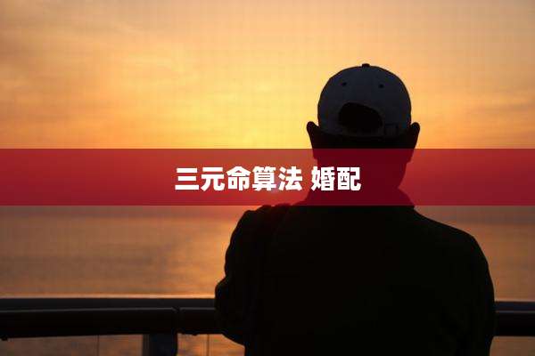 三元命算法 婚配