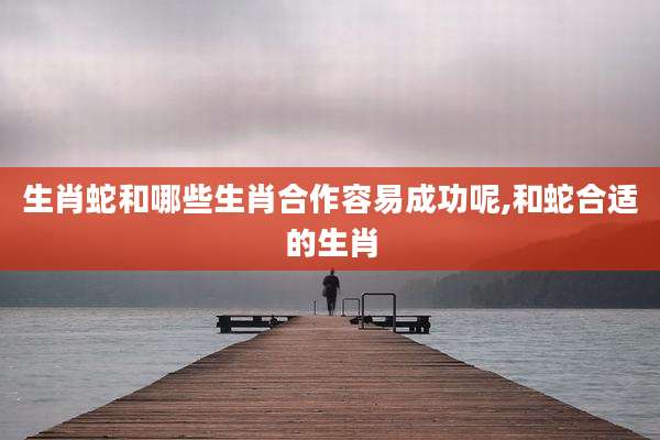 生肖蛇和哪些生肖合作容易成功呢,和蛇合适的生肖