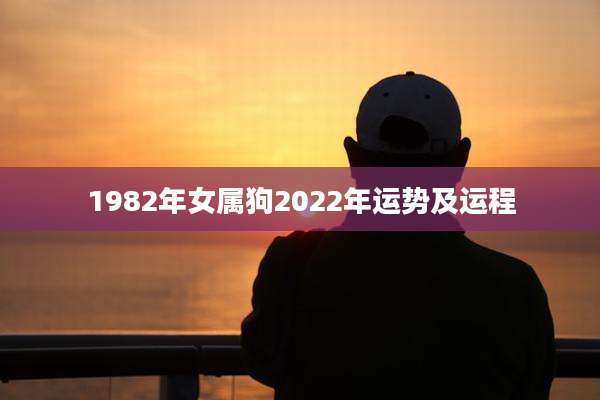 1982年女属狗2022年运势及运程