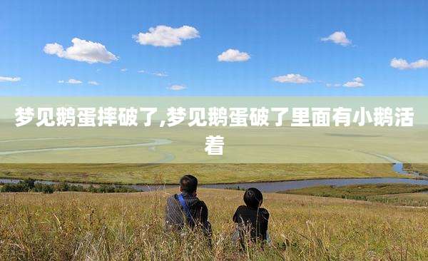 梦见鹅蛋摔破了,梦见鹅蛋破了里面有小鹅活着
