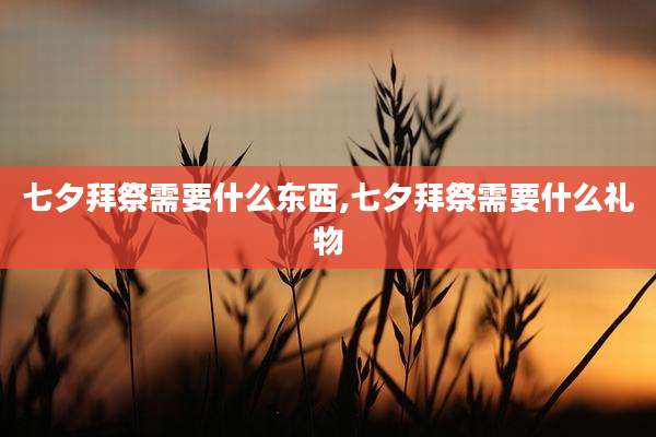 七夕拜祭需要什么东西,七夕拜祭需要什么礼物