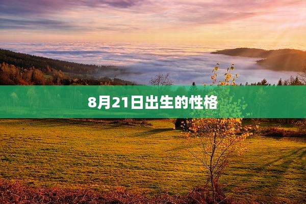 8月21日出生的性格