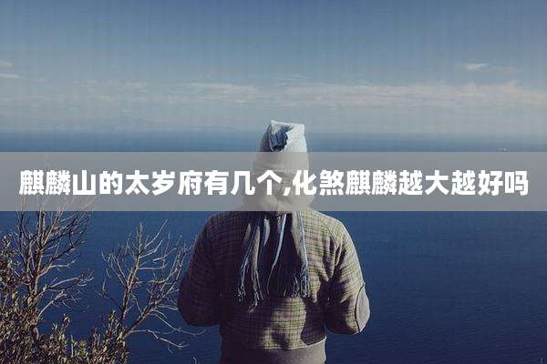 麒麟山的太岁府有几个,化煞麒麟越大越好吗