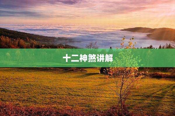 十二神煞讲解