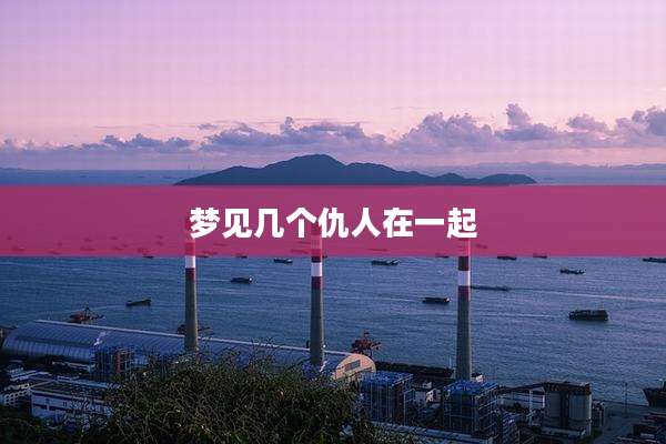 梦见几个仇人在一起
