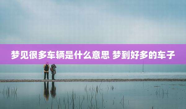 梦见很多车辆是什么意思 梦到好多的车子