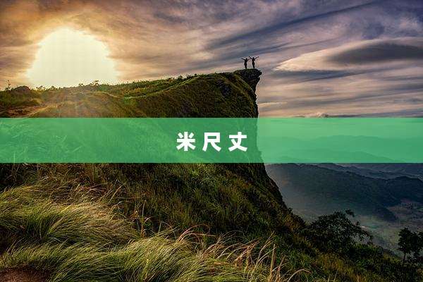 米 尺 丈