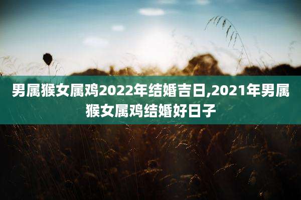 男属猴女属鸡2022年结婚吉日,2021年男属猴女属鸡结婚好日子