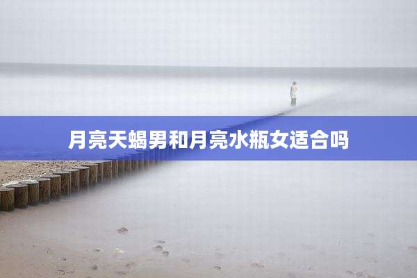 月亮天蝎男和月亮水瓶女适合吗
