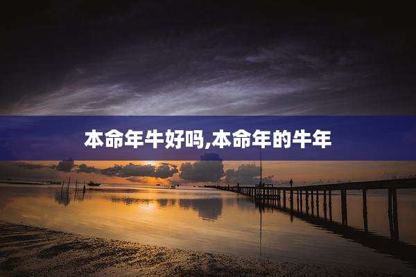 本命年牛好吗,本命年的牛年