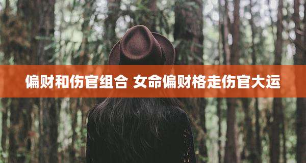 偏财和伤官组合 女命偏财格走伤官大运