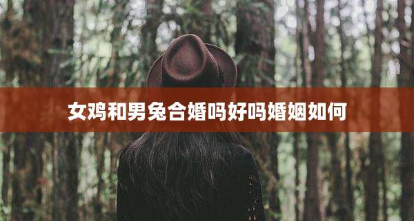 女鸡和男兔合婚吗好吗婚姻如何