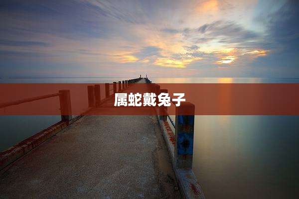属蛇戴兔子