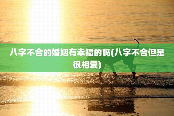 八字不合的婚姻有幸福的吗(八字不合但是很相爱)