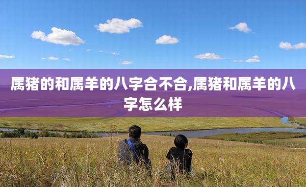 属猪的和属羊的八字合不合,属猪和属羊的八字怎么样