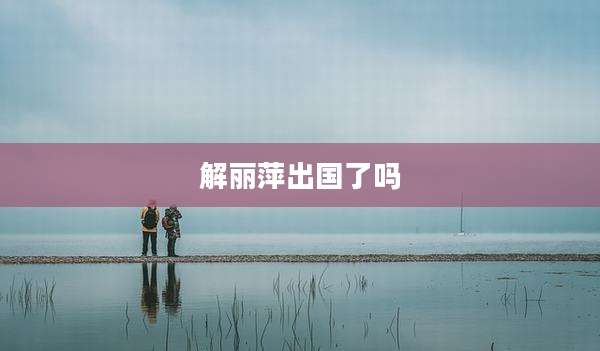 解丽萍出国了吗