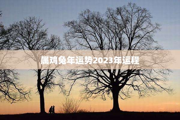 属鸡兔年运势2023年运程