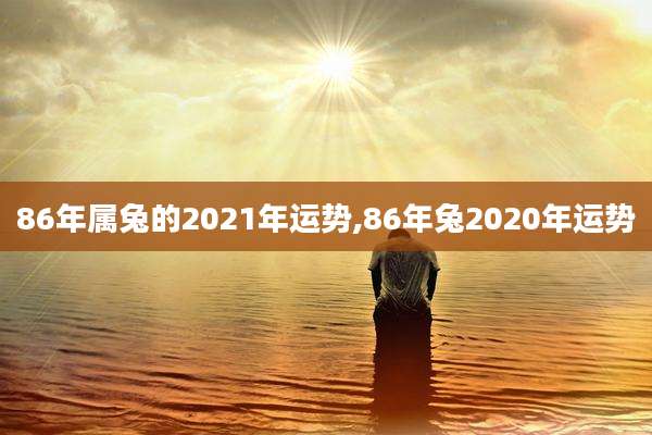 86年属兔的2021年运势,86年兔2020年运势