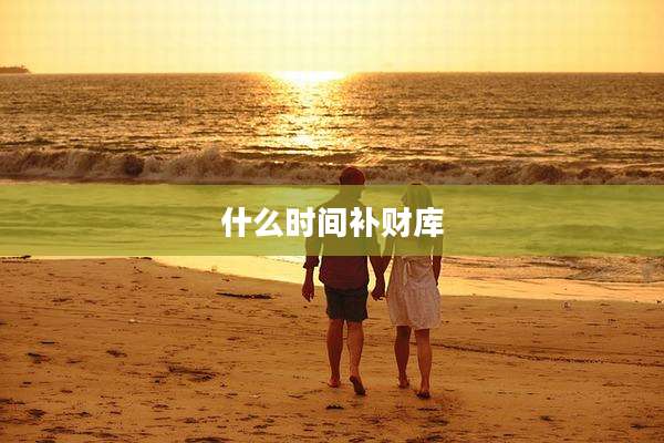 什么时间补财库