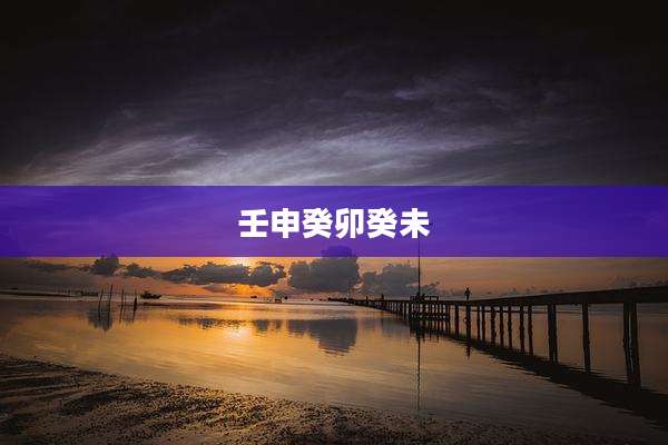壬申癸卯癸未