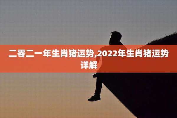 二零二一年生肖猪运势,2022年生肖猪运势详解