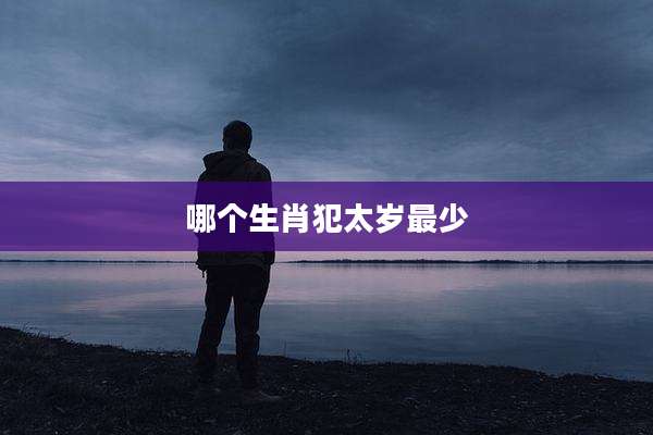 哪个生肖犯太岁最少