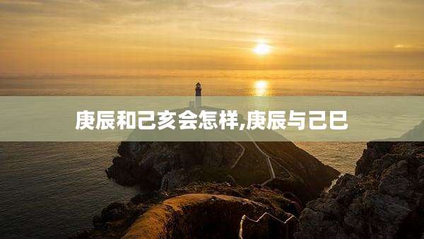 庚辰和己亥会怎样,庚辰与己巳